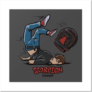 EUC Achievement Unlocked: Scorpion Survivor (no bg) Posters and Art